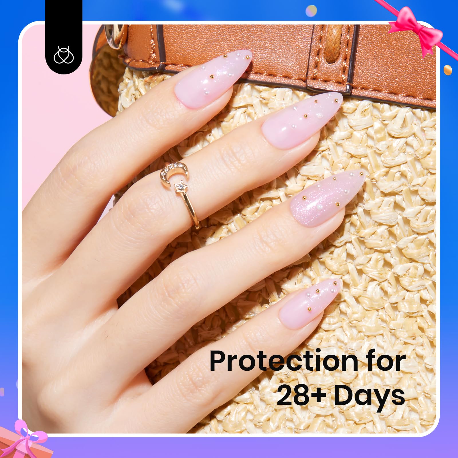 Beetles Gel Polish label close-up highlighting hema-free natural resin and nutrients benefit