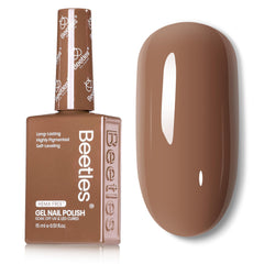 Beetles Latte Haze front bottle showing true brown shade and easy selection