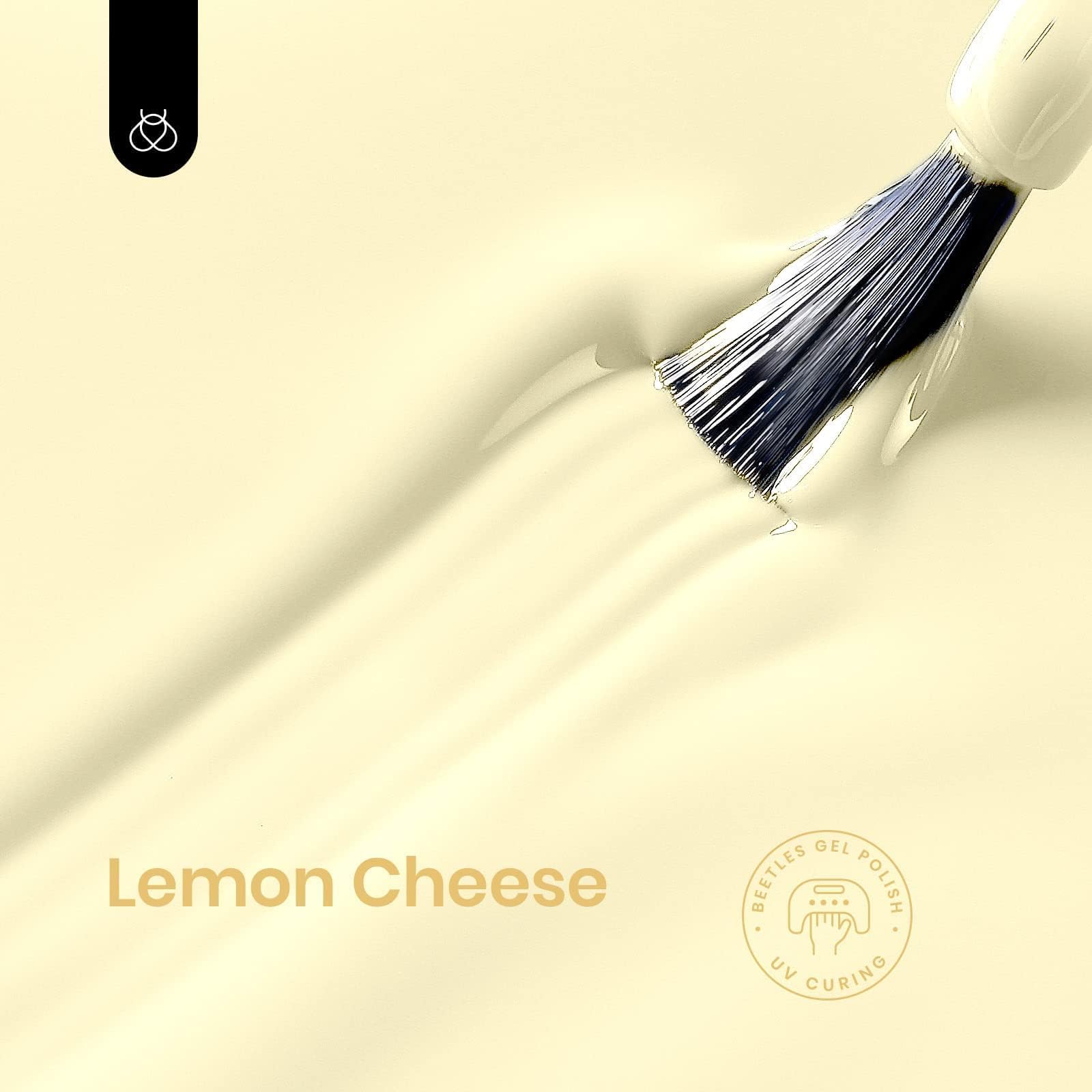 Beetles brush stroke close-up of Lemon Cheese showing smooth coverage and even application