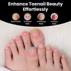 beetles toes in sandals showing finished look and summer-ready benefit