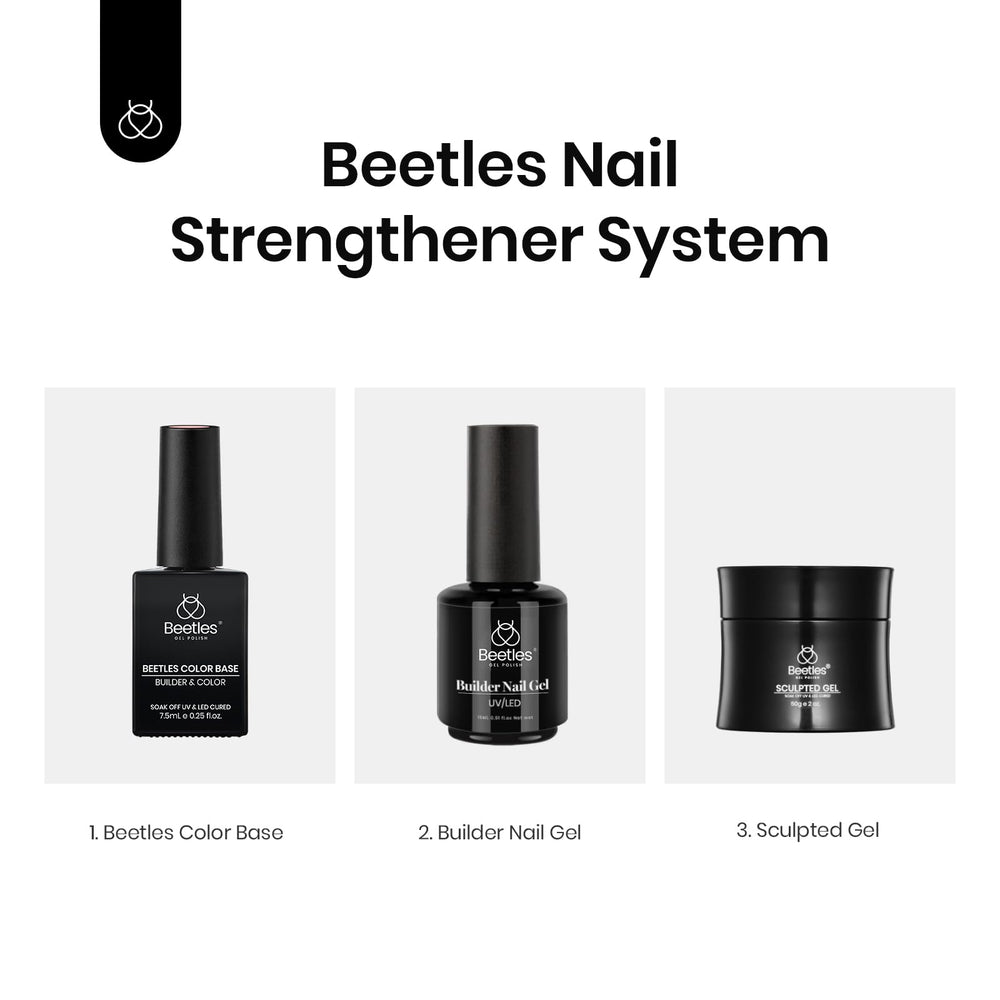 Beetles Gel Polish set on coffee table during at-home manicure highlighting easy DIY salon-quality benefit