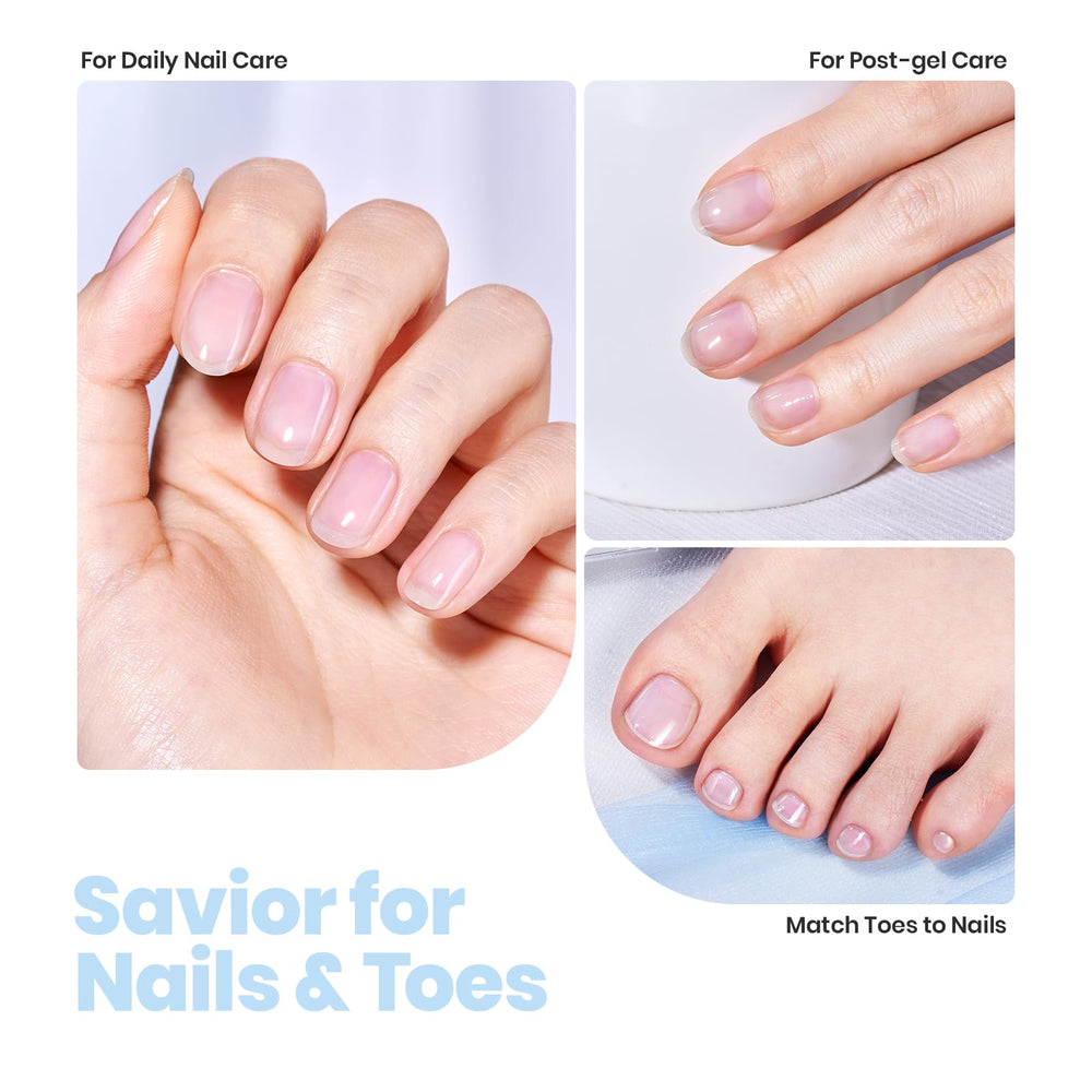 beetles gel polish on a vanity styling shot suggesting effortless elegance