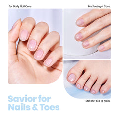 beetles gel polish on a vanity styling shot suggesting effortless elegance