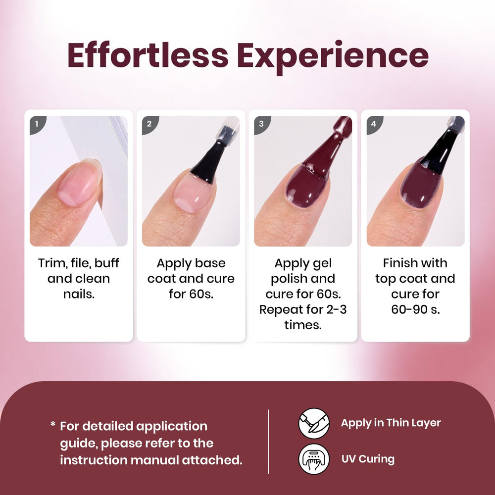 beetles polished nails in an evening setting showing rich color and eye-catching glitter