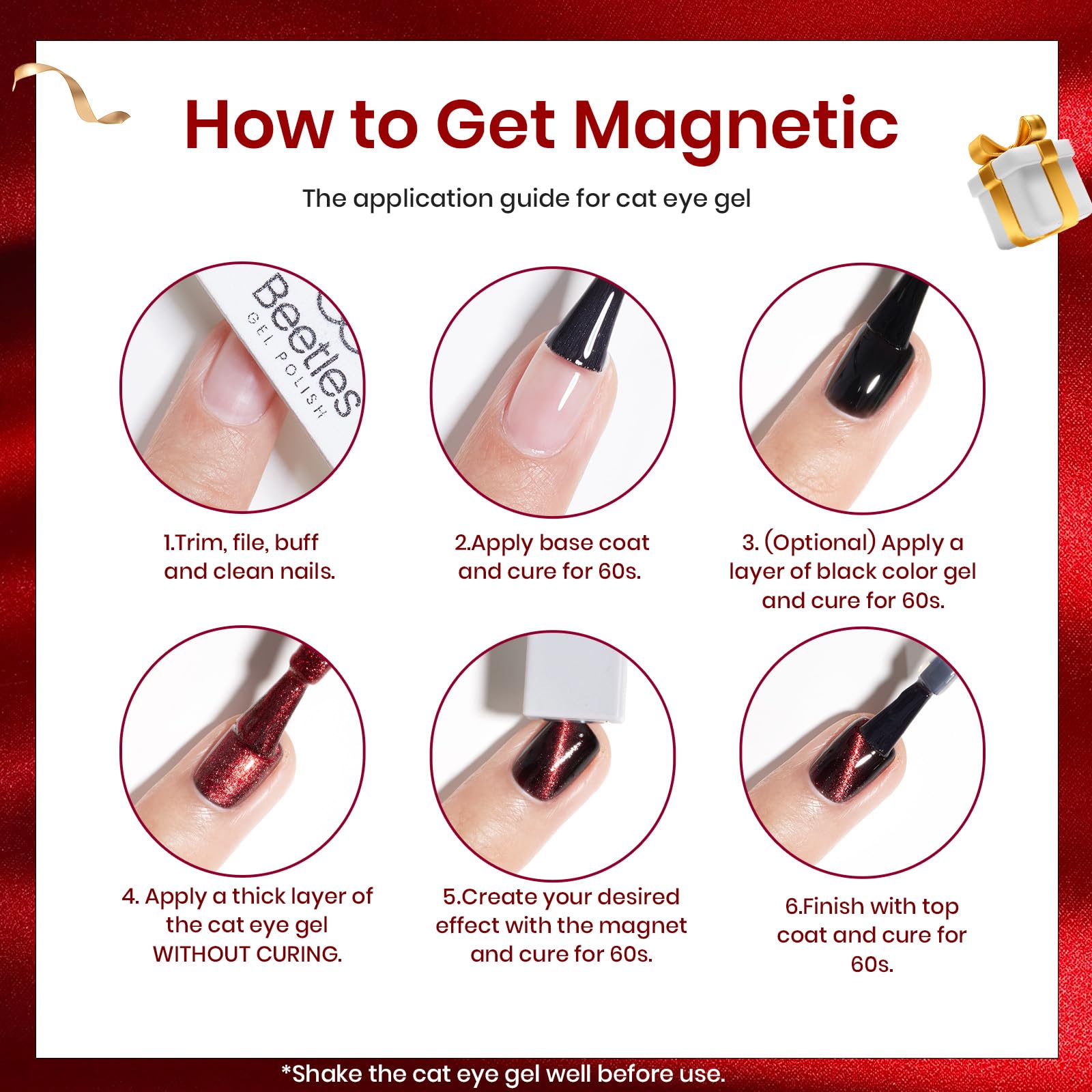 beetles lifestyle festival manicure hands showing eye-catching nails for events
