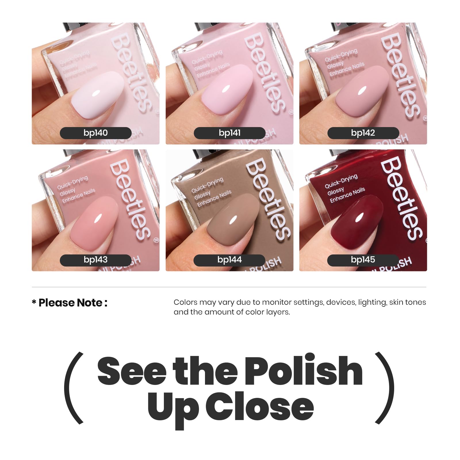 Beetles lifestyle flatlay with polishes and accessories illustrating at-home manicure