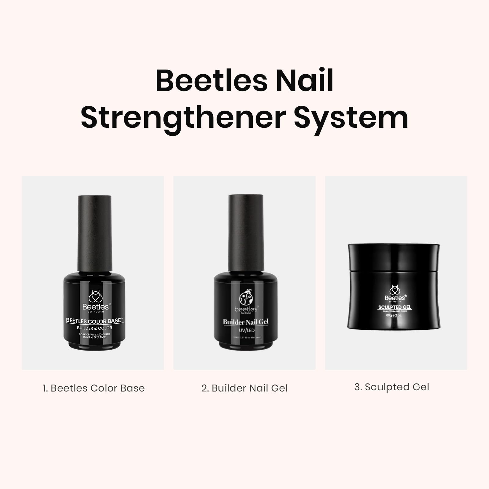 beetles lifestyle handshot with coffee showing durable, polished natural nails