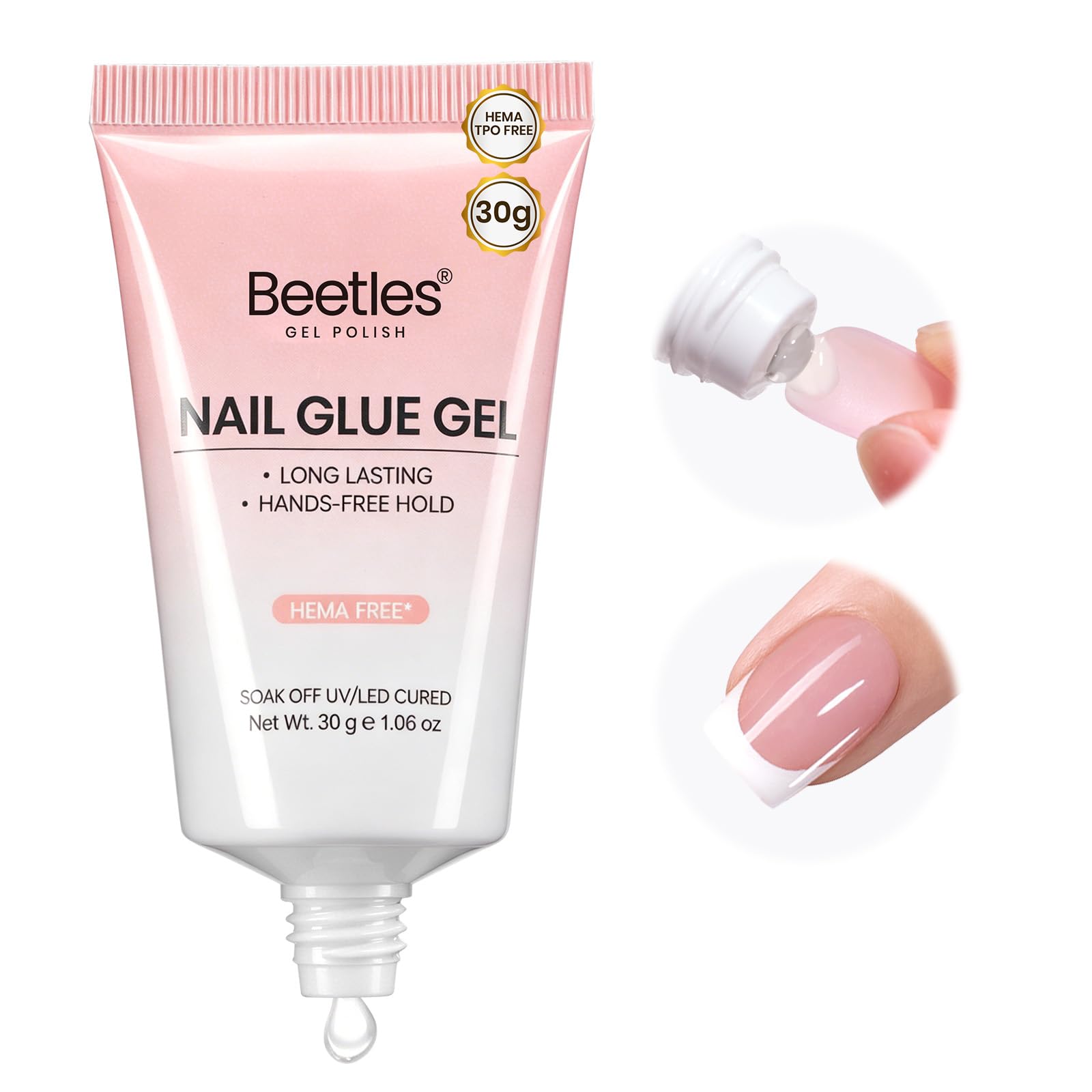 Beetles in a home manicure setting showing easy DIY professional finish