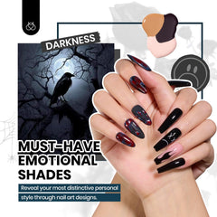 beetles lifestyle shot of manicure being cured under lamp, salon-quality results at home benefit