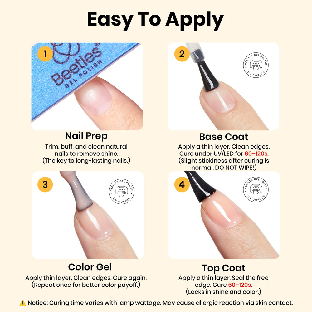 beetles lifestyle manicure scene showing salon-quality results at home