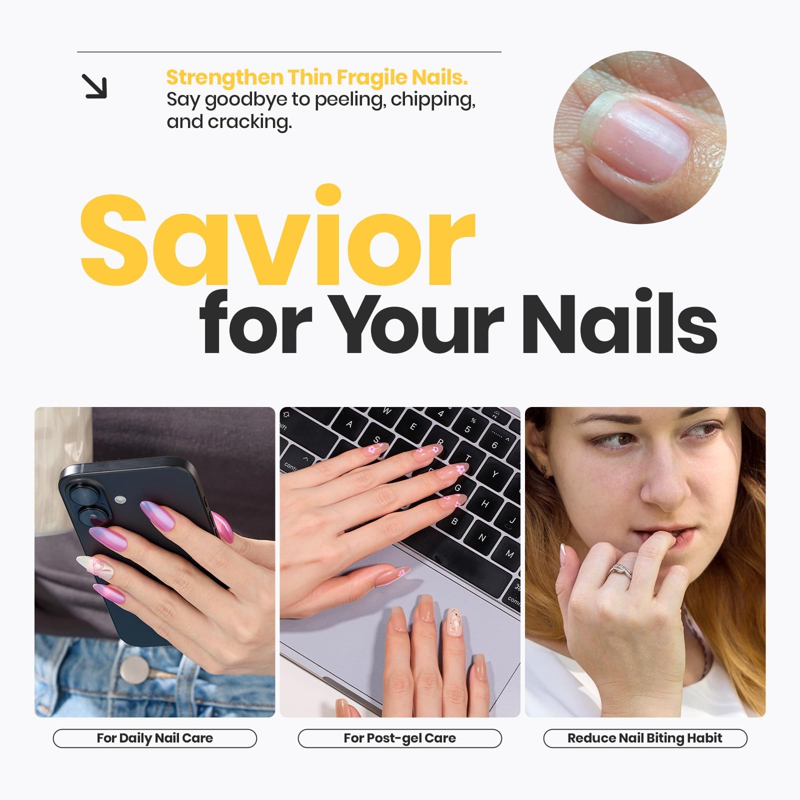 Beetles set in a manicure setting showing salon-quality finish benefit