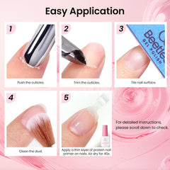 beetles lifestyle manicured hands showing finished nails with enhanced longevity and neat appearance