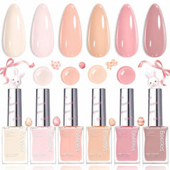 Beetles Gel Polish worn by model in spring outfit demonstrating wearable style benefit
