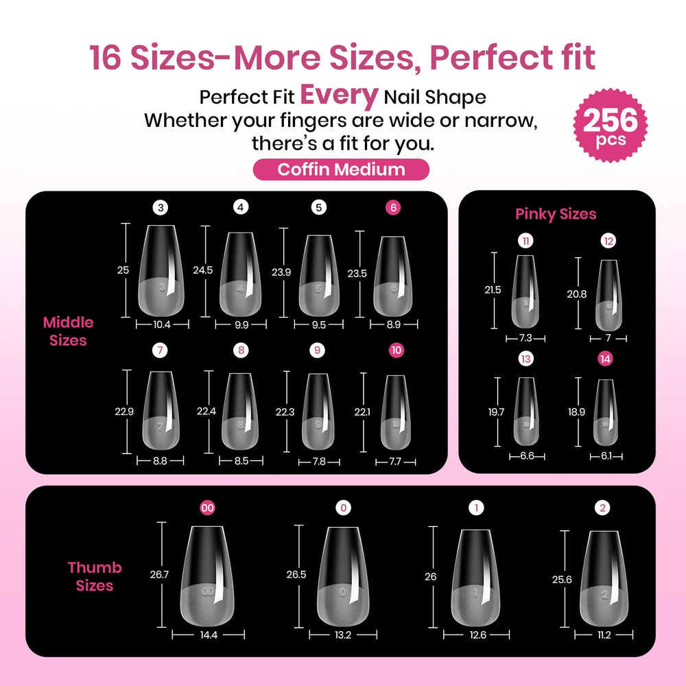 beetles lifestyle image of finished press-on set showcasing salon-style nails