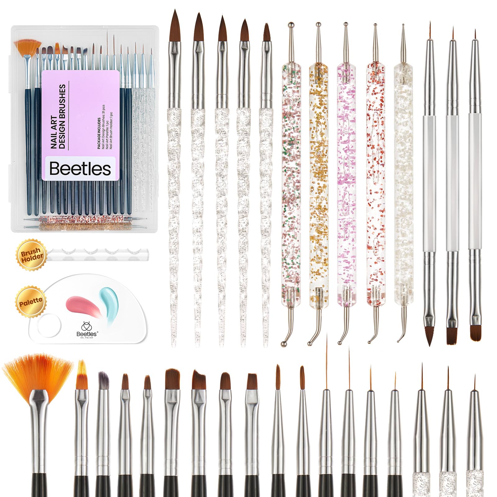 beetles lifestyle salon desk setup illustrating organized workspace and easy reach