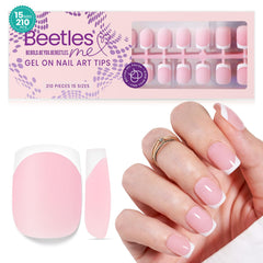 Beetles Gel Polish lifestyle manicure with coffee showing convenience benefit