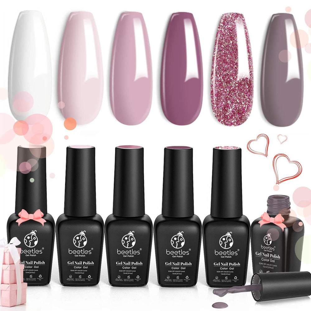 Beetles Gel Polish styled on a wedding table to inspire ceremony-ready nails