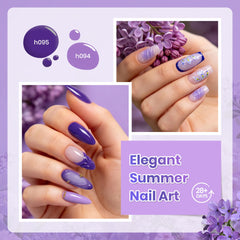 beetles lilac gradient demo on nails showing seamless ombré effect for artisan finishes