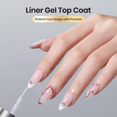 Beetles Gel Polish sealing rhinestones to secure embellishments and prevent lifting