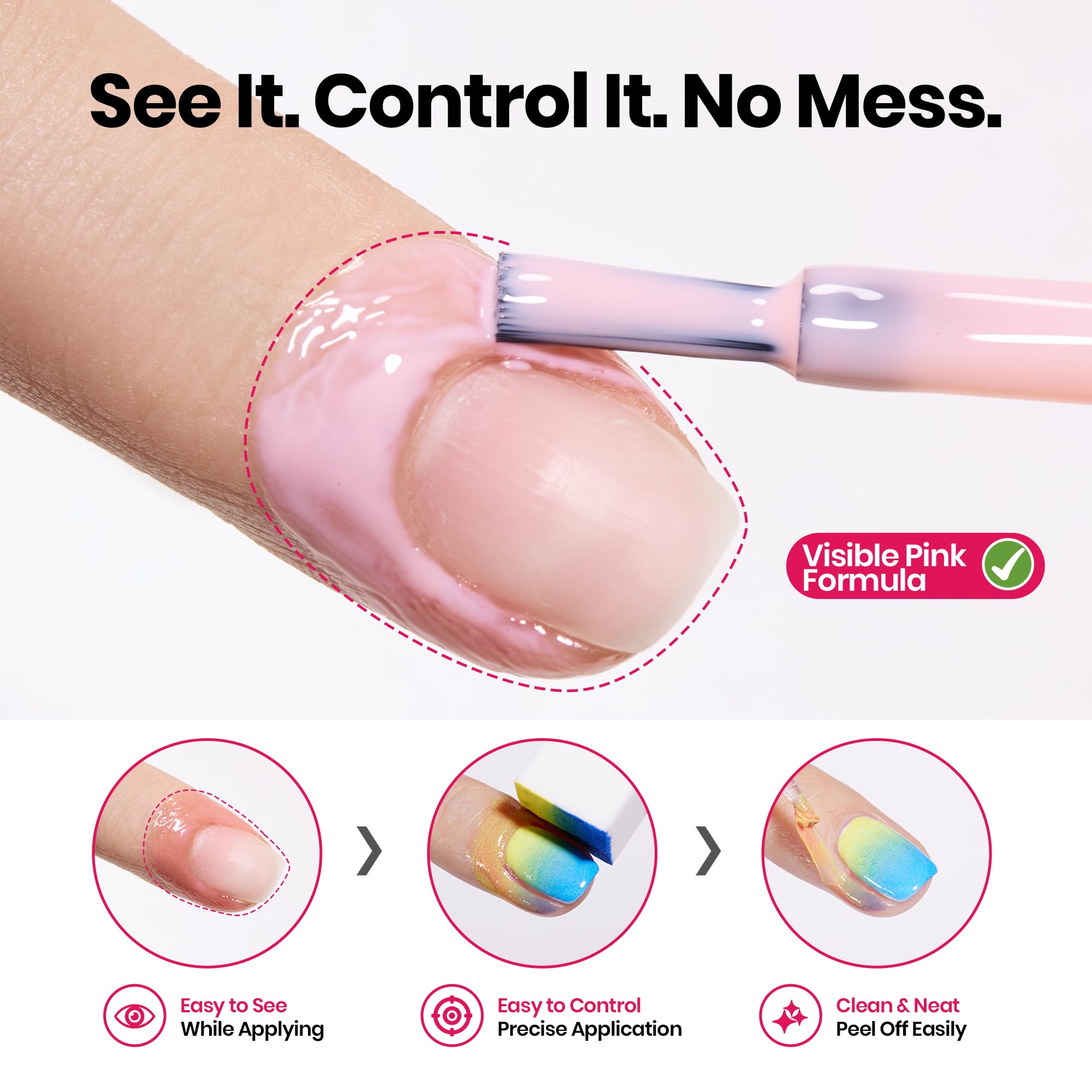 Beetles Gel Polish lifestyle salon setup showing barrier use for professional nail art