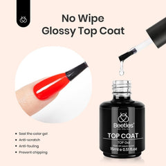 beetles Gel Polish liquid latex droplet by bottle demonstrating easy peel-away barrier