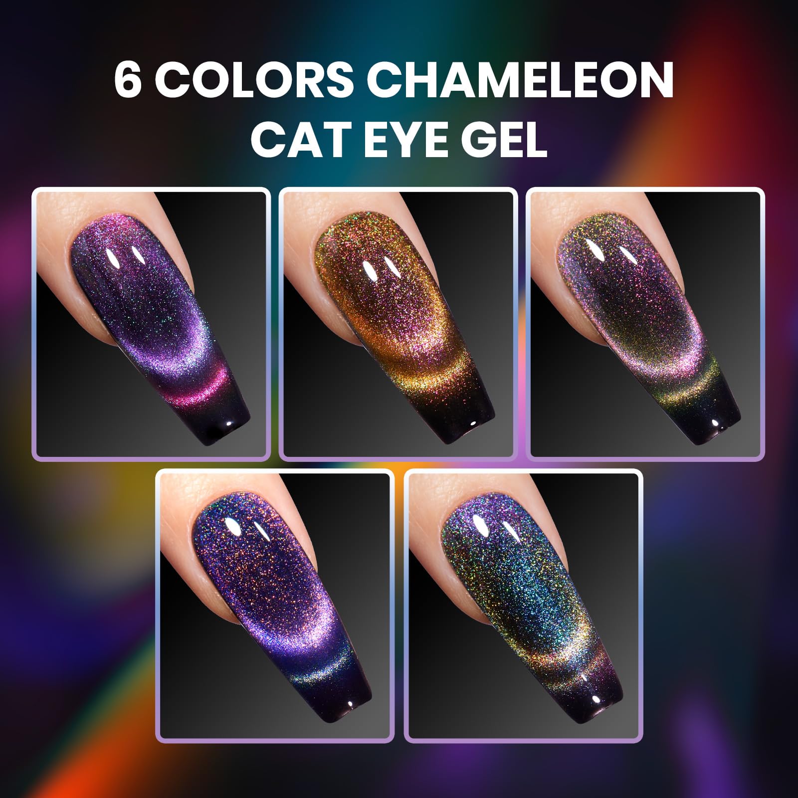beetles magnet in action creating cat eye stripe and sharp reflective highlight