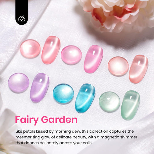 beetles magnet tool beside gel bottles, illustrates easy magnetic nail art