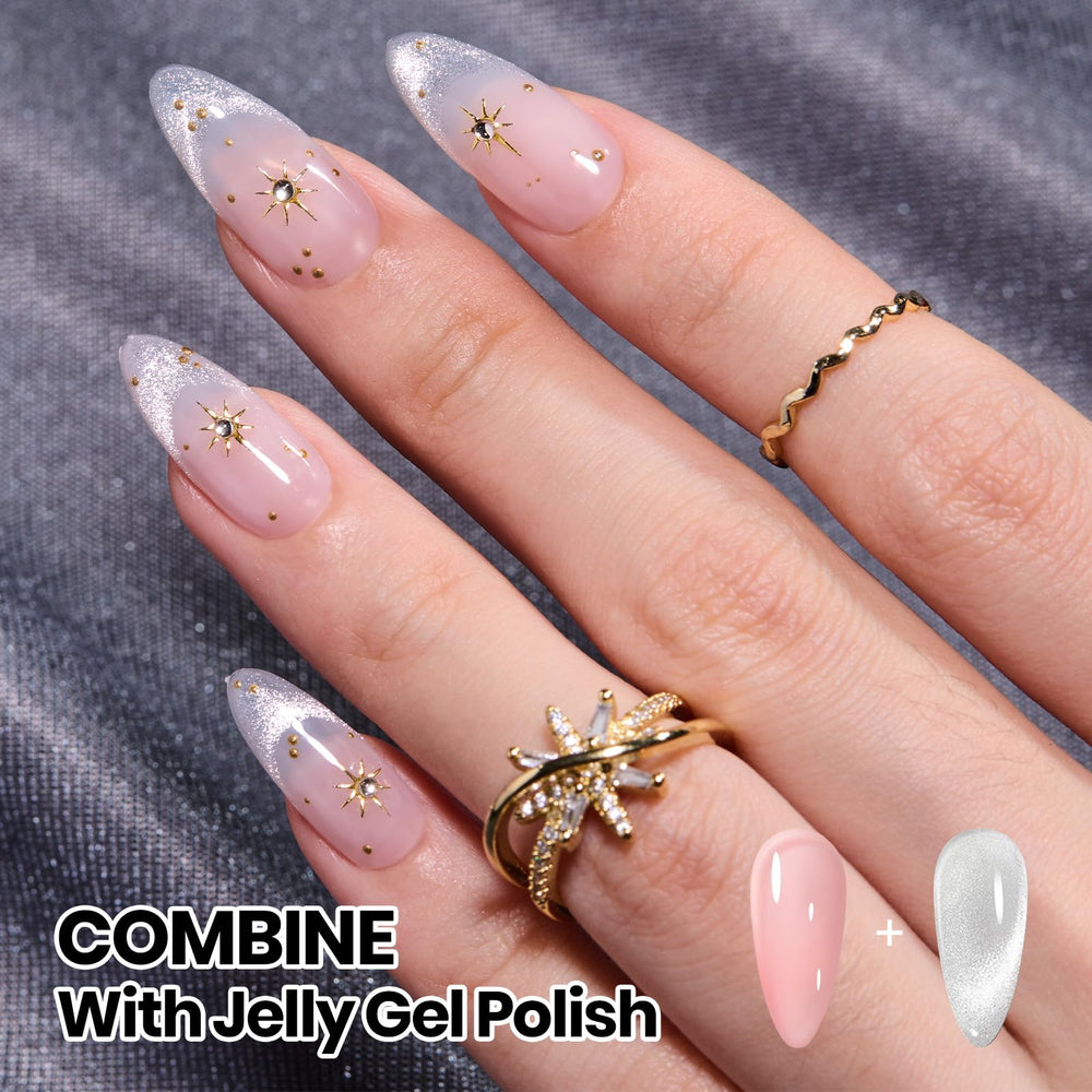 Beetles Gel Polish included magnet tool close-up for precise cat eye shaping