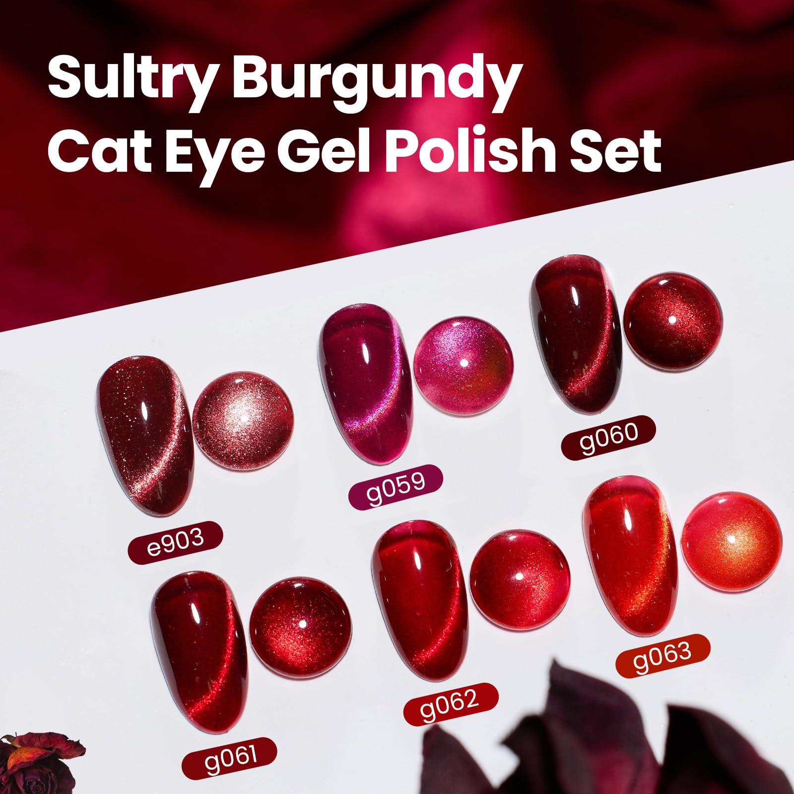Beetles magnetic tool pictured above polish, enabling precise cat-eye stripe formation for nails