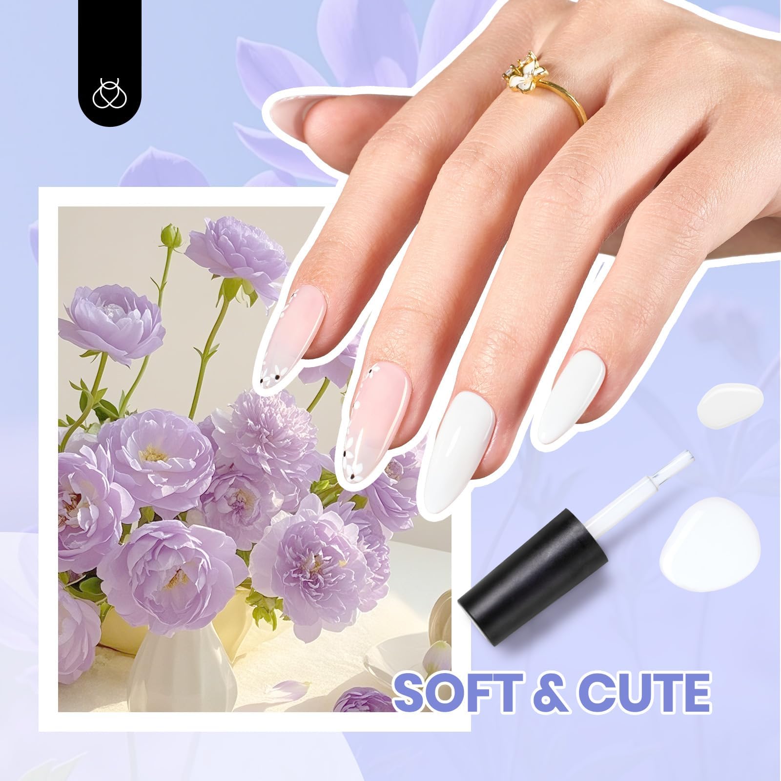 Beetles kit in use curing nails under lamp for durable glossy finish