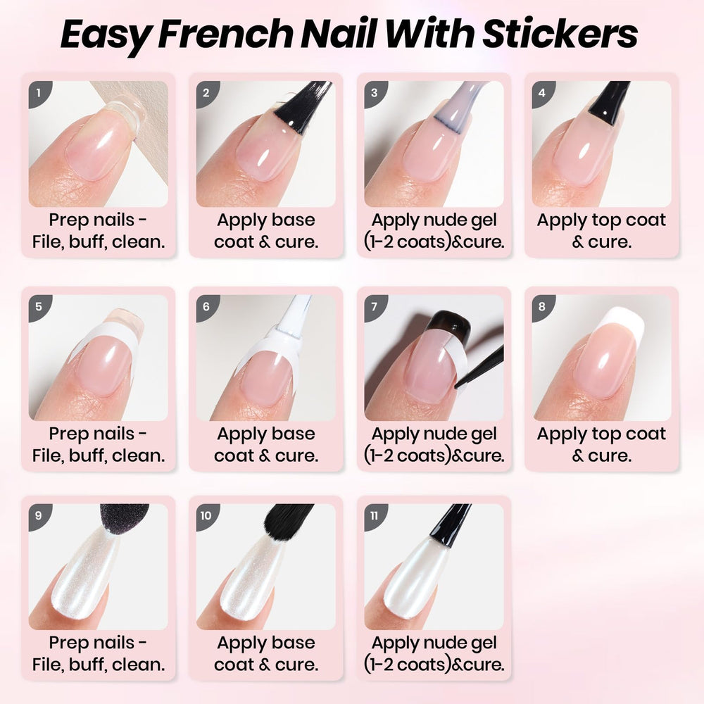 beetles manicure in use application with brush showing controlled layering and cure