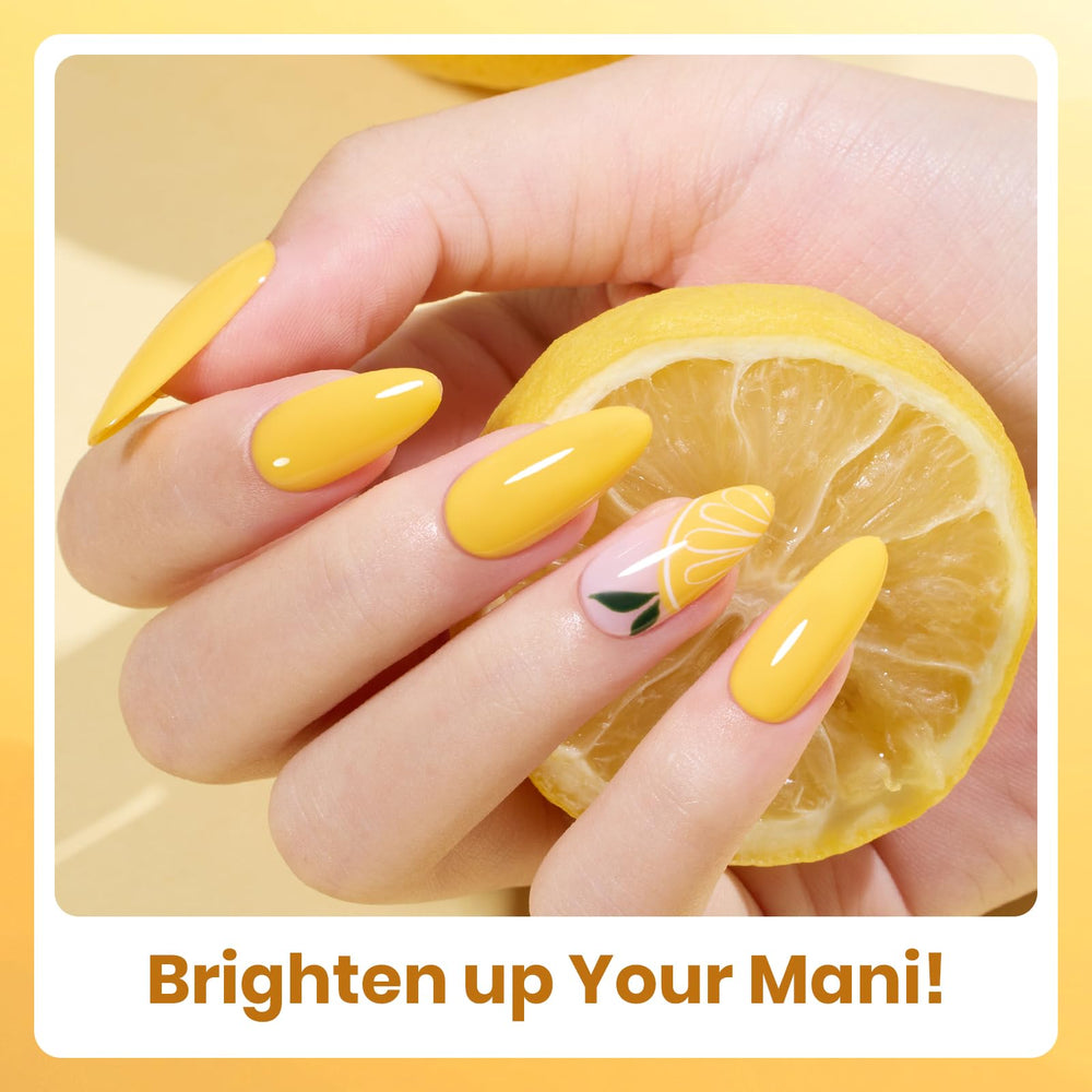 Beetles manicure in use on hands model illustrating glossy salon-quality shine