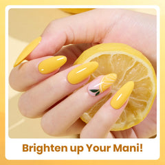 Beetles manicure in use on hands model illustrating glossy salon-quality shine