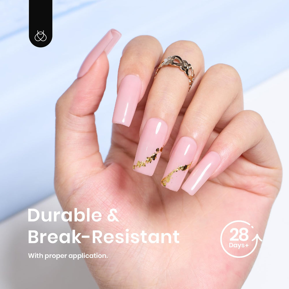 beetles styled manicure lifestyle shot showcasing polished result