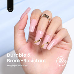 beetles styled manicure lifestyle shot showcasing polished result