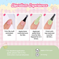 Beetles nails styled with summer outfit showing wearable pastel green fashion benefit