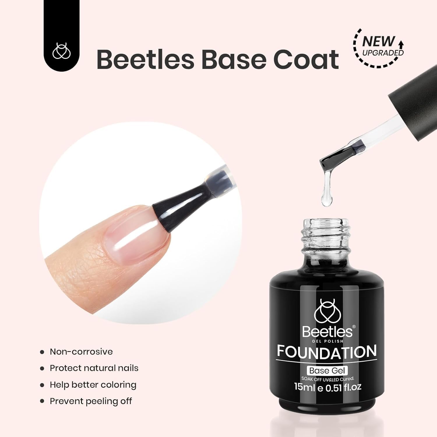 beetles matte top coat texture detail demonstrating velvety look