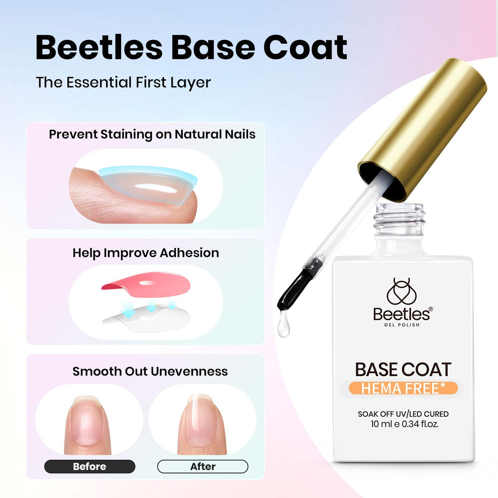 beetles matte vs gloss comparison nails, demonstrates finish options