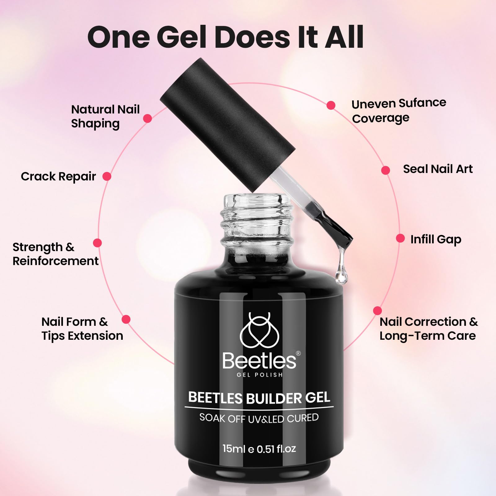 beetles milky pink polish bottle label and shade preview benefits
