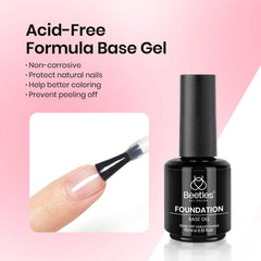 beetles milky pink polish bottle highlighting color payoff and versatile nude base benefit