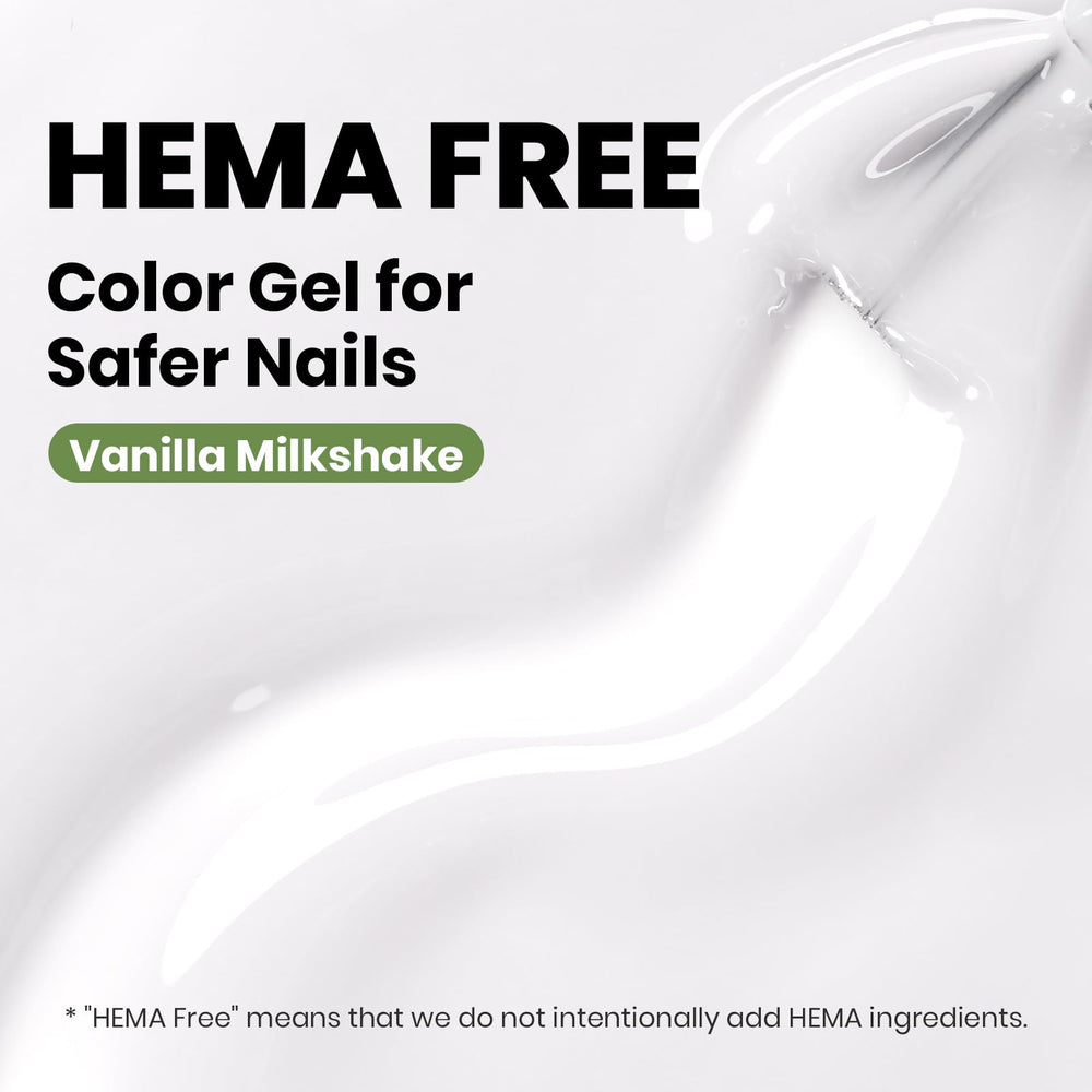 beetles milky white brush stroke detail demonstrating smooth, buildable application benefit