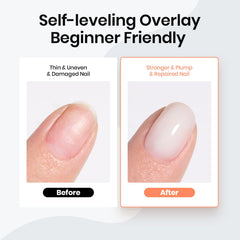 beetles swatch of cloud ombre finish illustrating blendable milky color for soft gradients