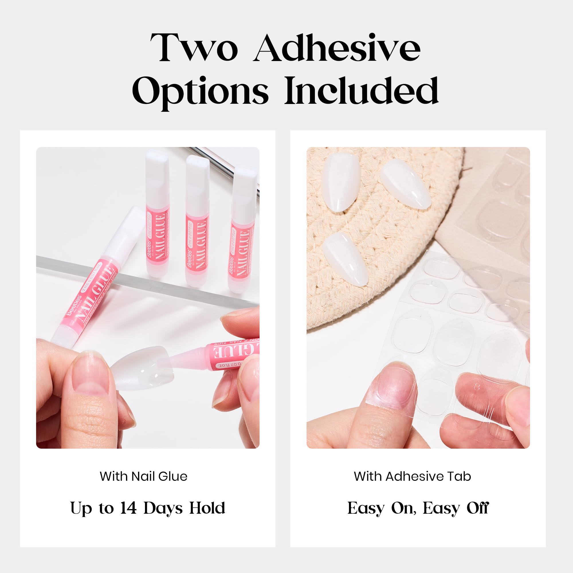 beetles milky white size layout with 16 sizes for custom fit advantage