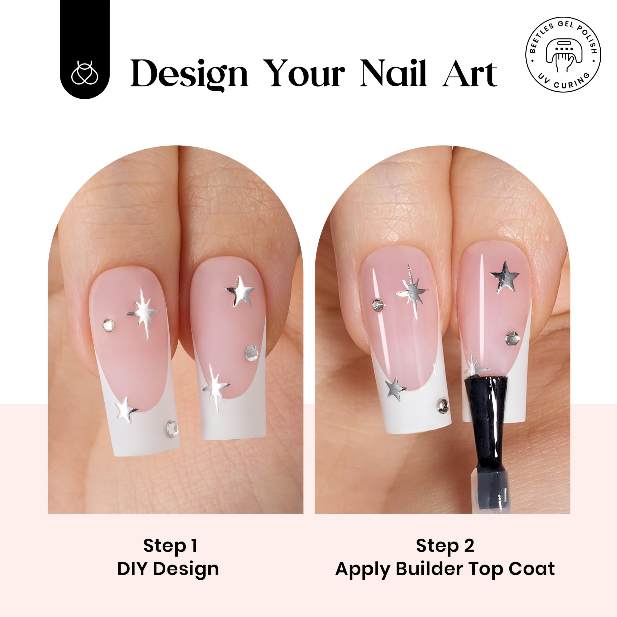 Beetles mini nail lamp curing nails for fast salon-quality finish