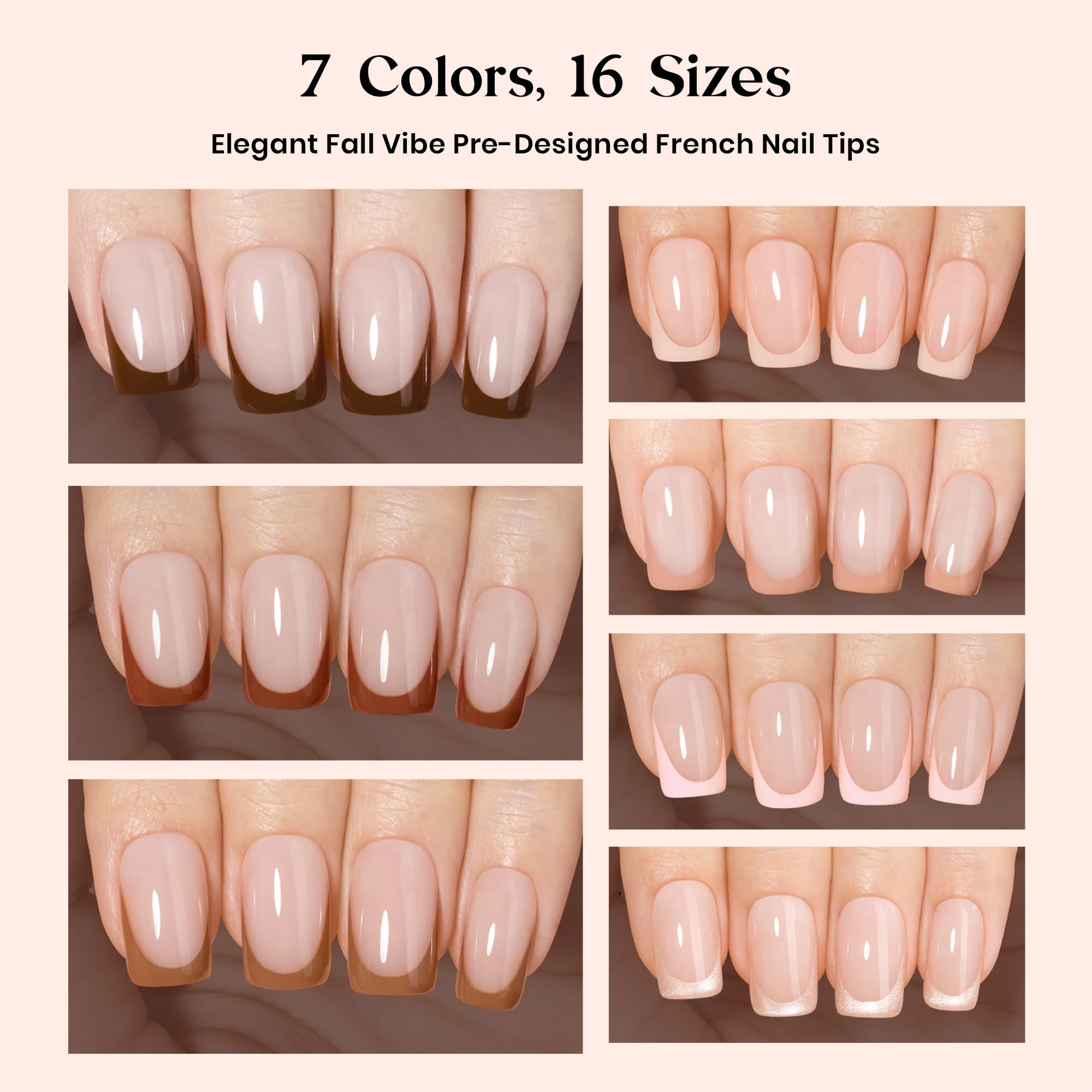 Beetles Gel Polish close-up of French tip texture highlighting durability