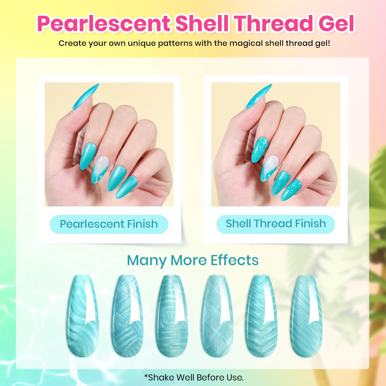 beetles double-ended nail art pen and magnet included, allow creating cat-eye and detailed designs