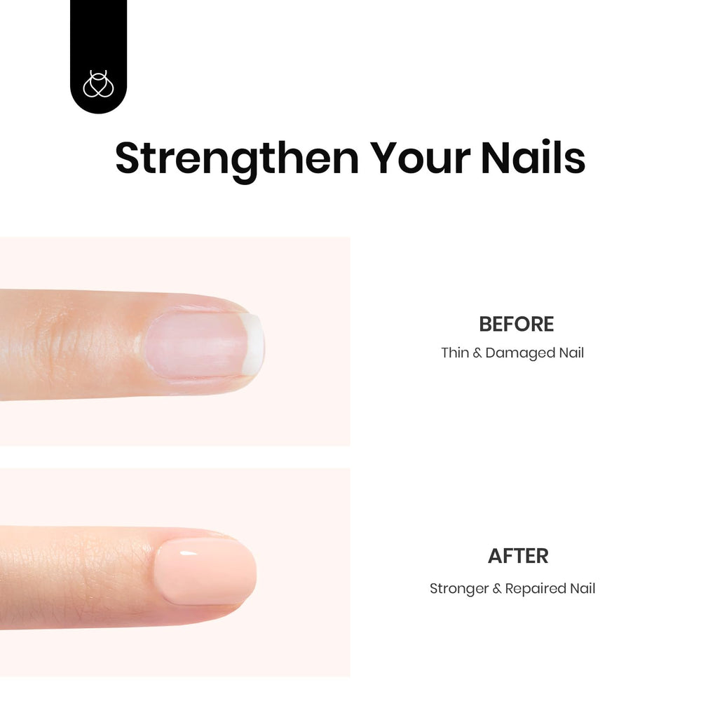 Beetles Gel Polish held next to hand to show 15ml scale and real-world size benefit