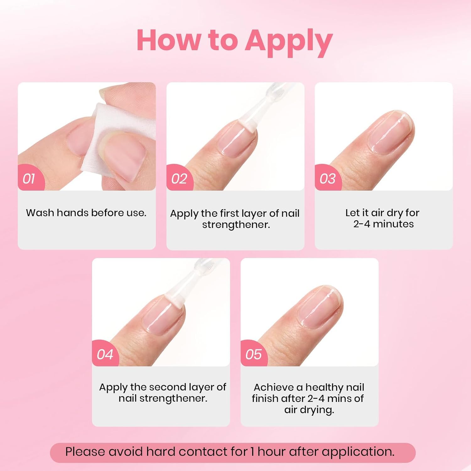 Beetles before and after nails comparison highlighting visible improvement benefit