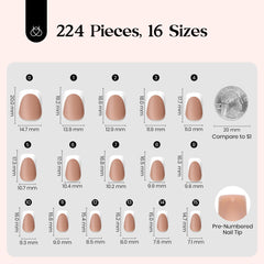 Beetles nails worn on hand model demonstrating polished look benefit