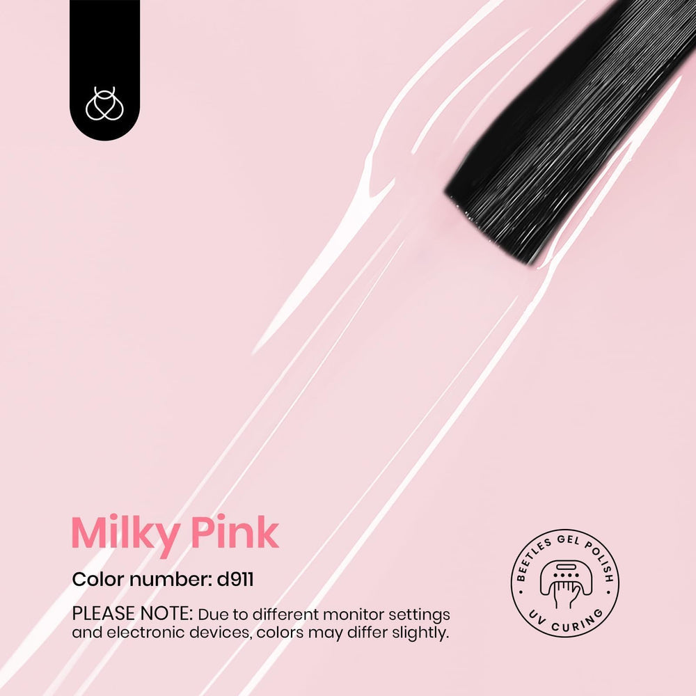 beetles no-wipe top bottle detail with brush showing glossy finish benefit